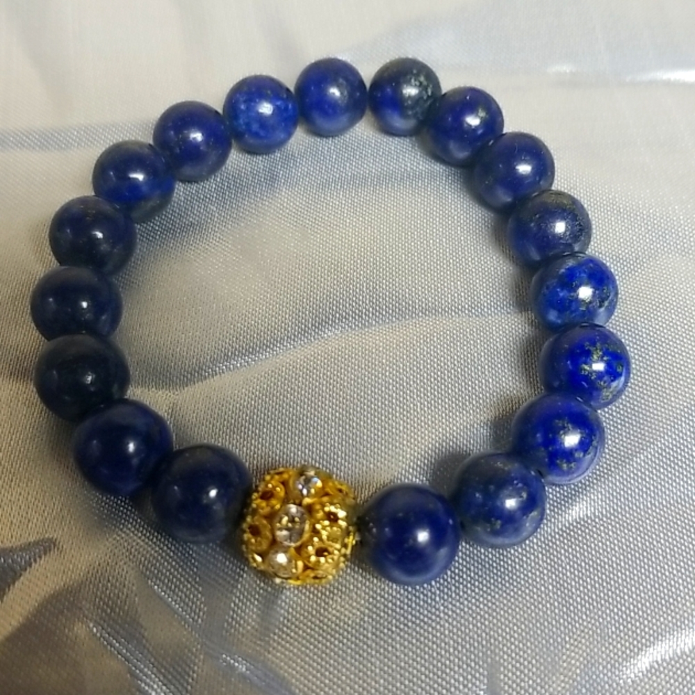 Blue stone bracelet